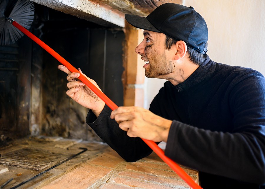 Rooftop chimney repair in Flatonia, TX