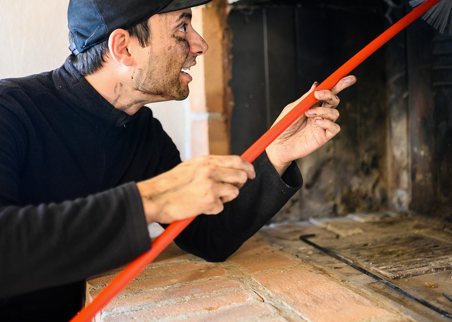 Rooftop chimney repair in Falls, PA