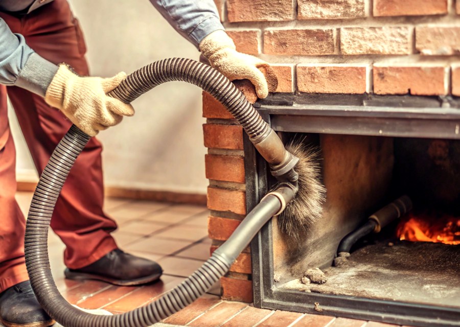 Rooftop chimney repair in Shelburne, MA