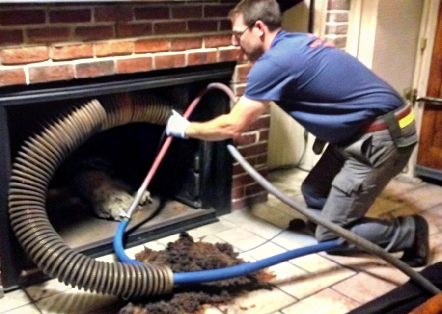 Rooftop chimney repair in Hurst, TX