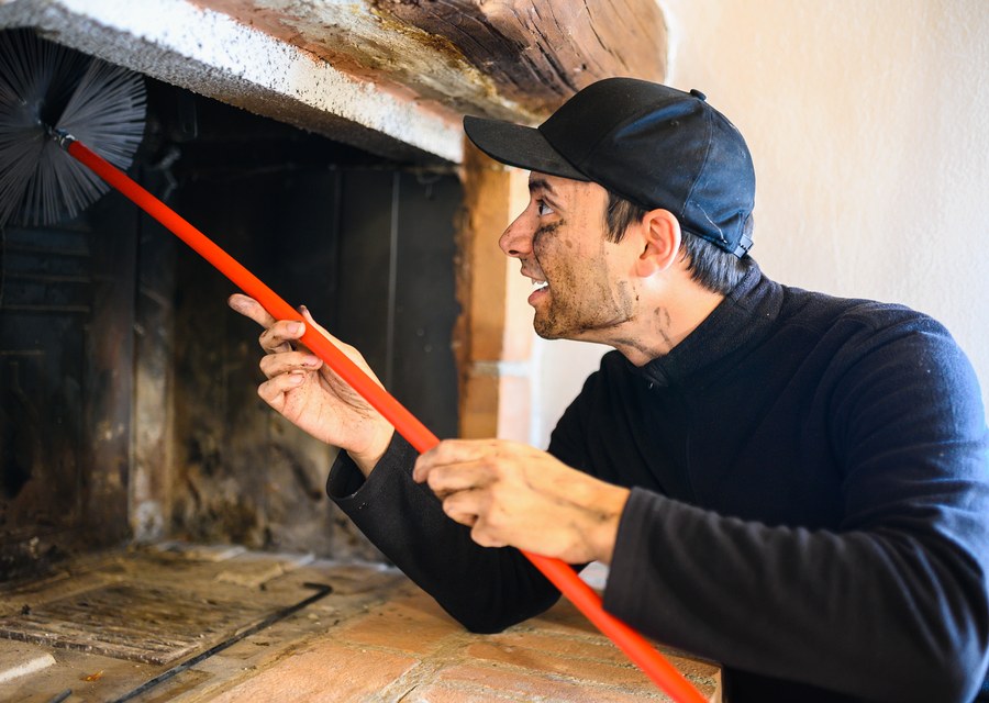 Rooftop chimney repair in Damon, TX