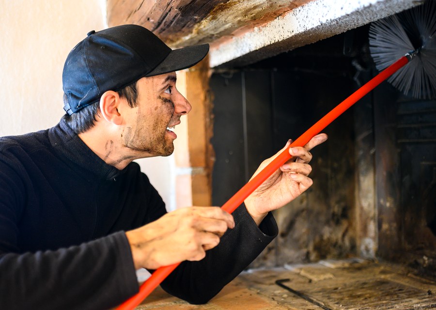 Rooftop chimney repair in Bellaire, TX