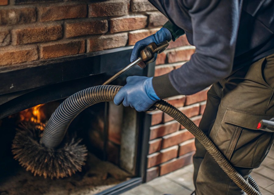 Rooftop chimney repair in Deerfield, MA