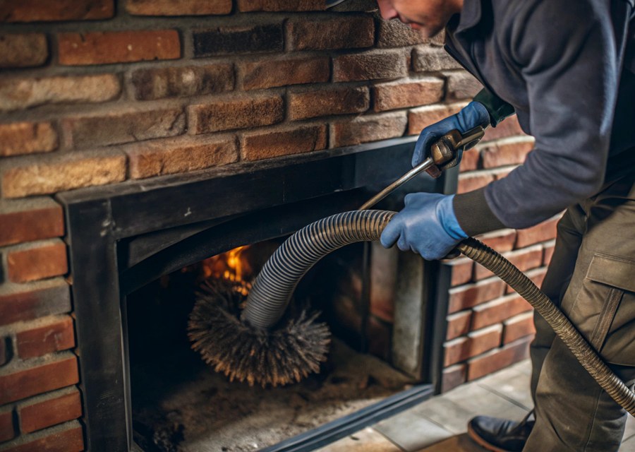 Rooftop chimney repair in Little Elm, TX