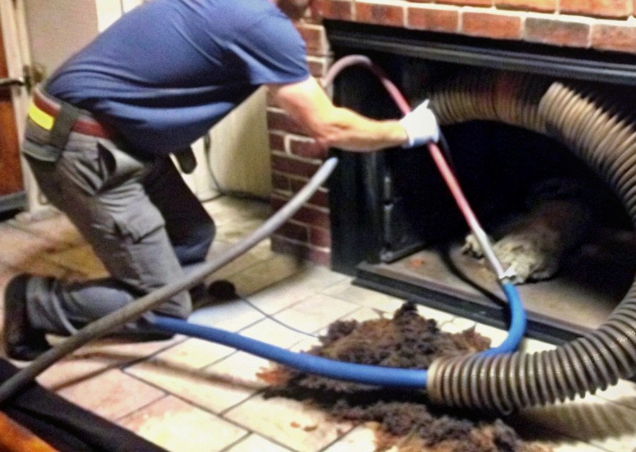 Rooftop chimney repair in Hempstead, TX