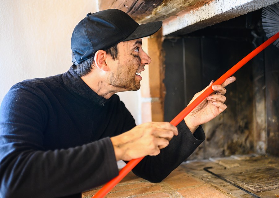 Rooftop chimney repair in Natalia, TX