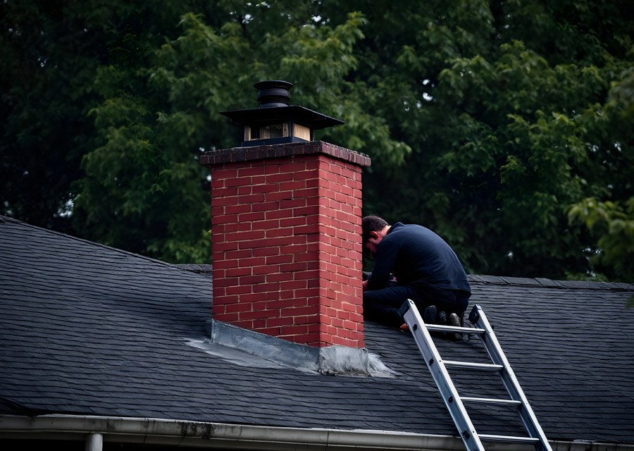 Rooftop chimney repair in Agawam, MA
