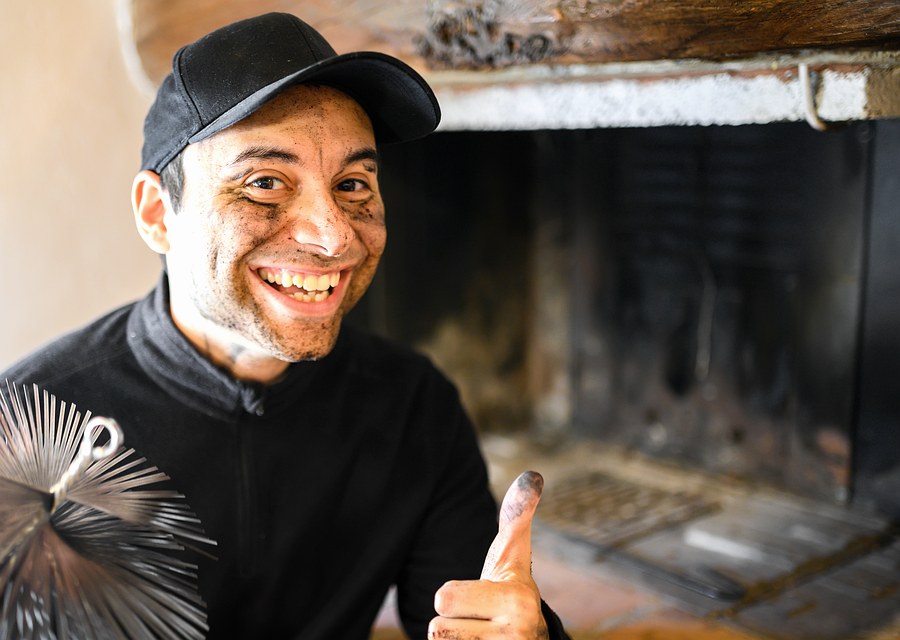 Rooftop chimney repair in Pflugerville, TX