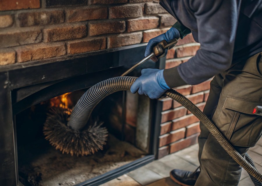 Rooftop chimney repair in Willow Park, TX