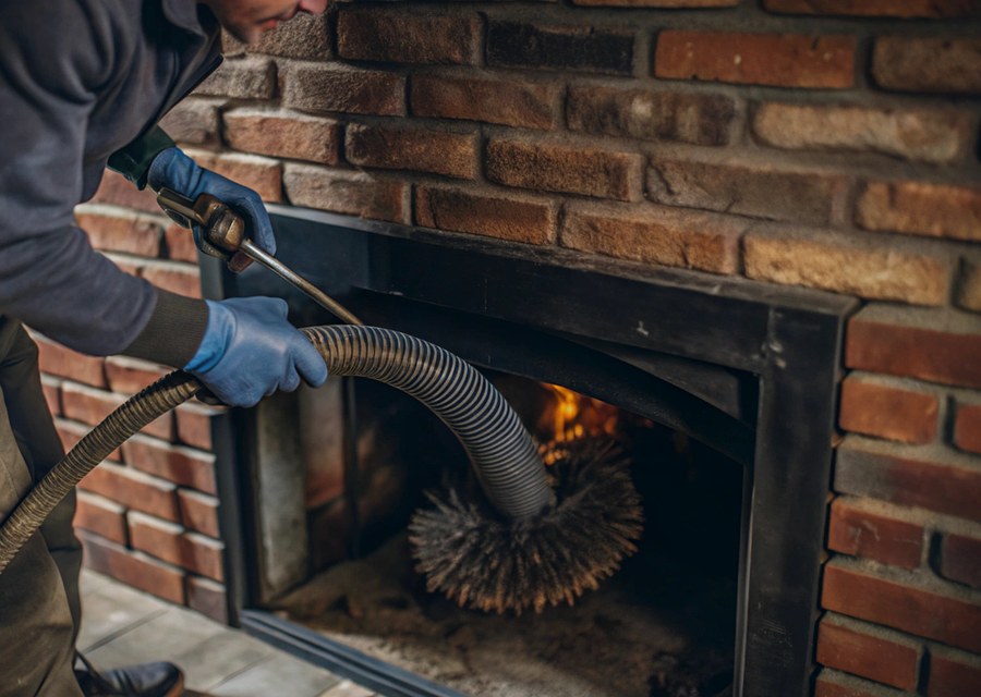 Rooftop chimney repair in Woburn, MA