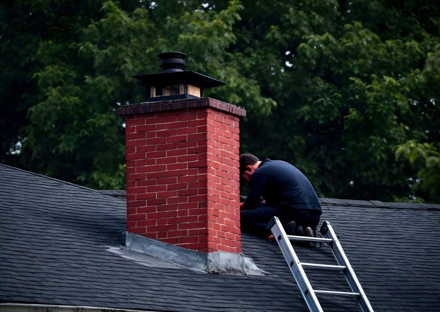 Rooftop chimney repair in Tullytown, PA