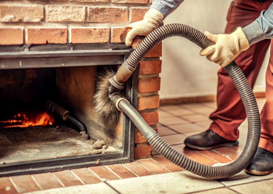 Rooftop chimney repair in Center Point, TX