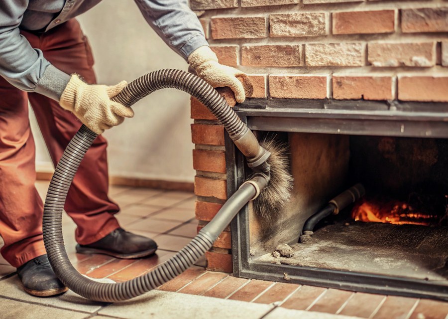 Rooftop chimney repair in Hingham, MA