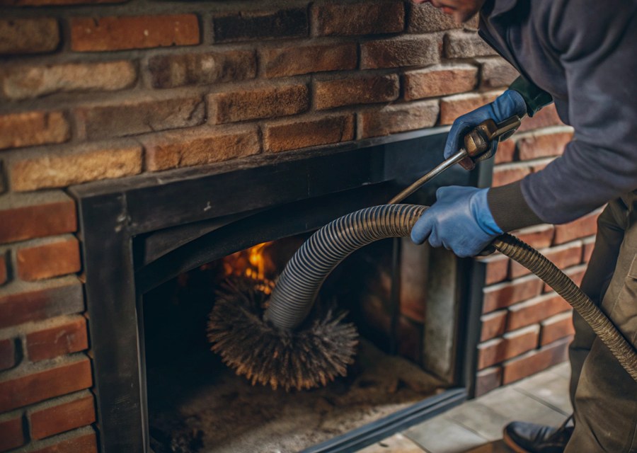 Rooftop chimney repair in Gunter, TX