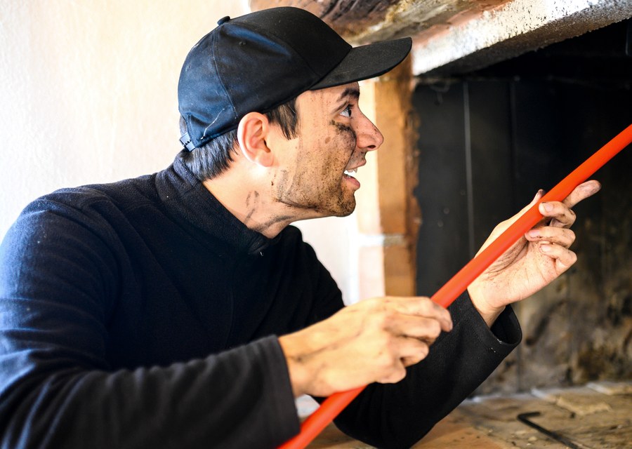 Rooftop chimney repair in Monson, MA