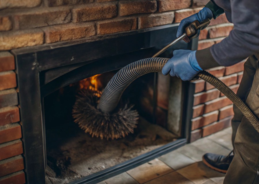 Rooftop chimney repair in Midlothian, TX