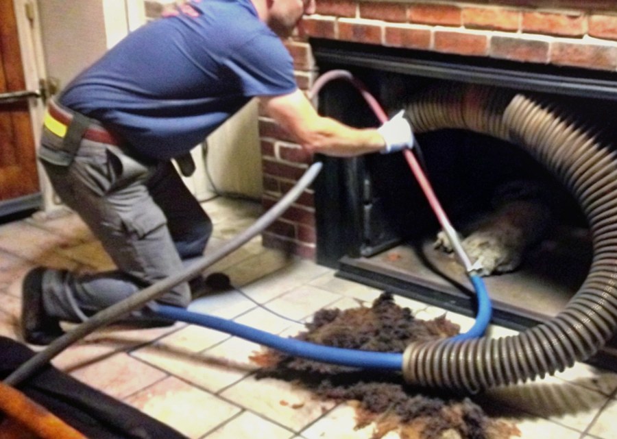 Rooftop chimney repair in Liverpool, TX