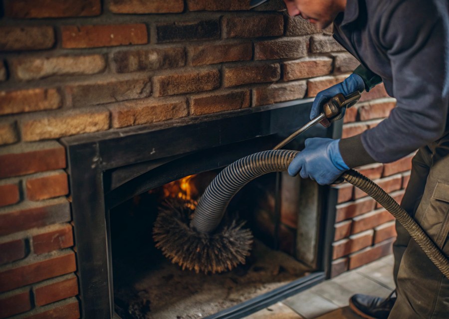 Rooftop chimney repair in Argyle, TX