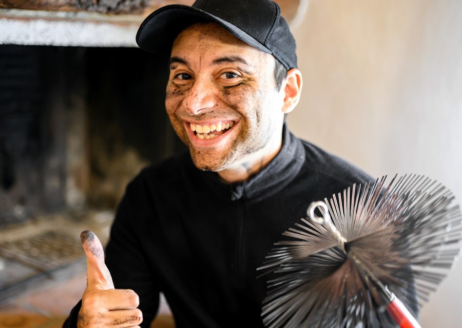 Rooftop chimney repair in Keene, TX