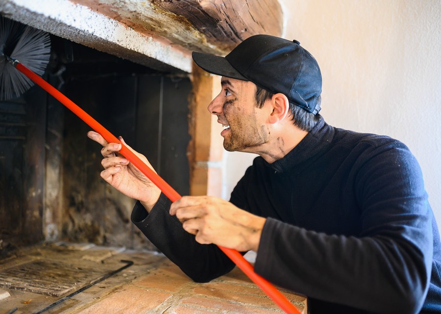 Rooftop chimney repair in Fort Worth, TX