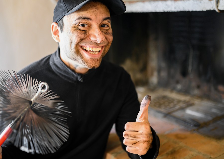 Rooftop chimney repair in Falls City, TX