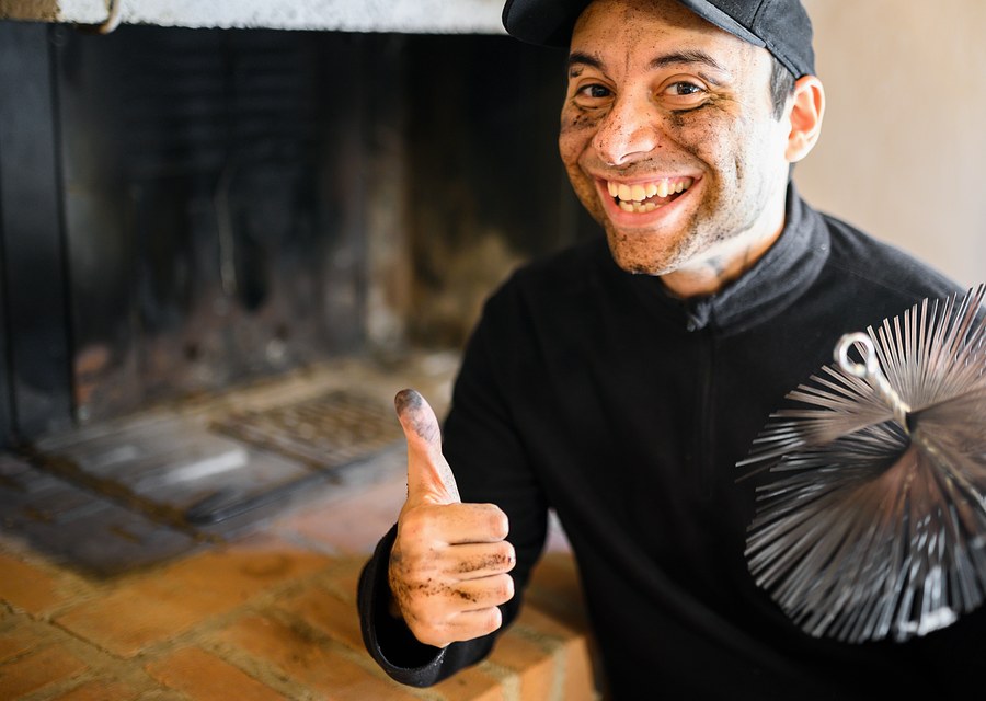 Rooftop chimney repair in Rockwall, TX