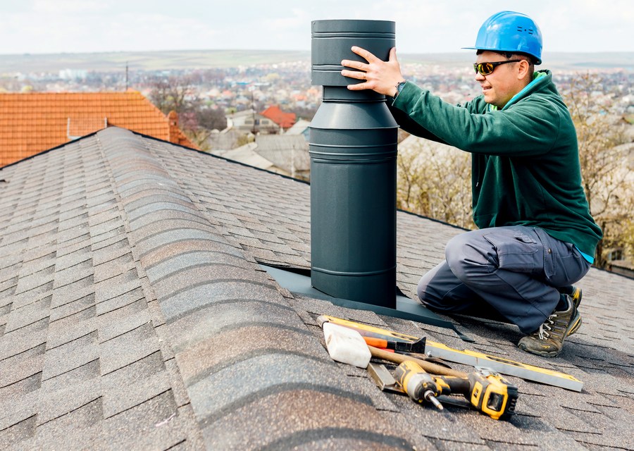Rooftop chimney repair in Chicopee, MA