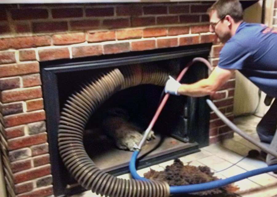 Rooftop chimney repair in Tool, TX