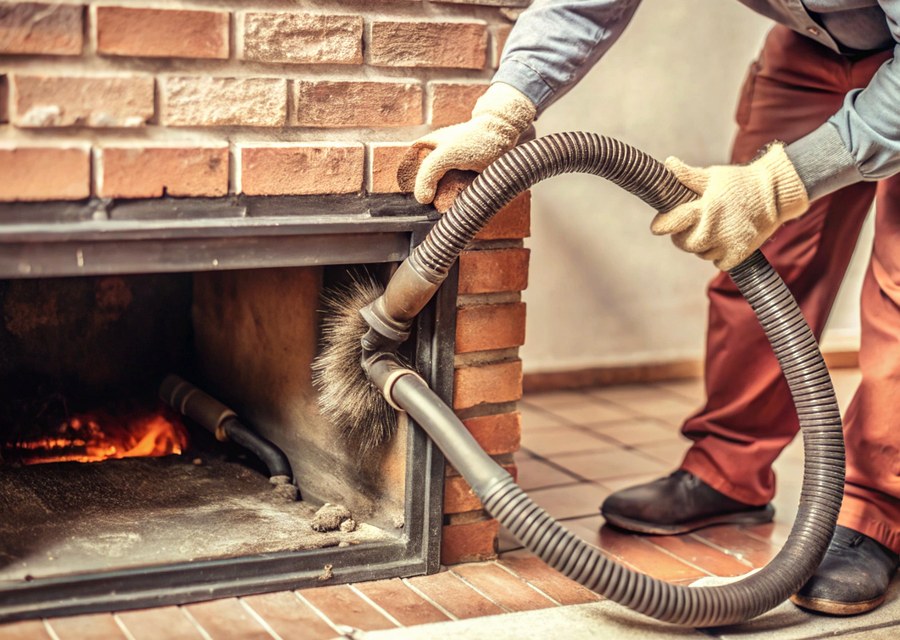 Rooftop chimney repair in Allen, TX