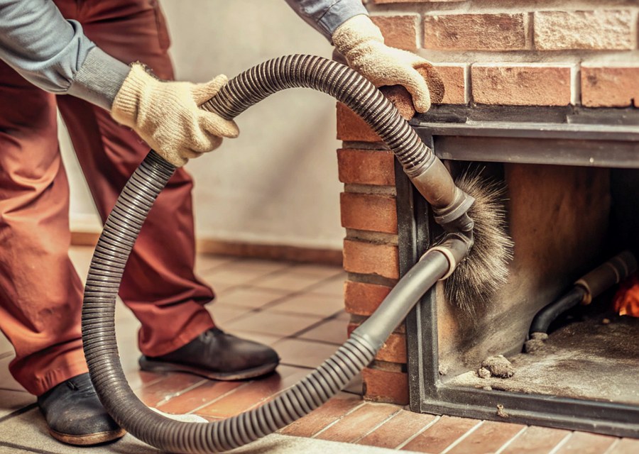Rooftop chimney repair in Newburyport, MA