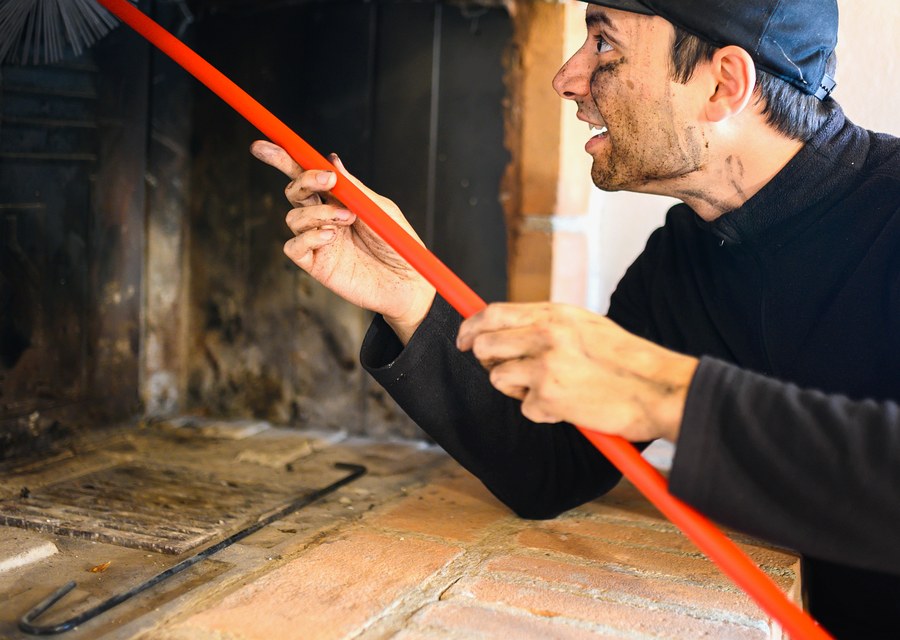 Rooftop chimney repair in Douglas, MA