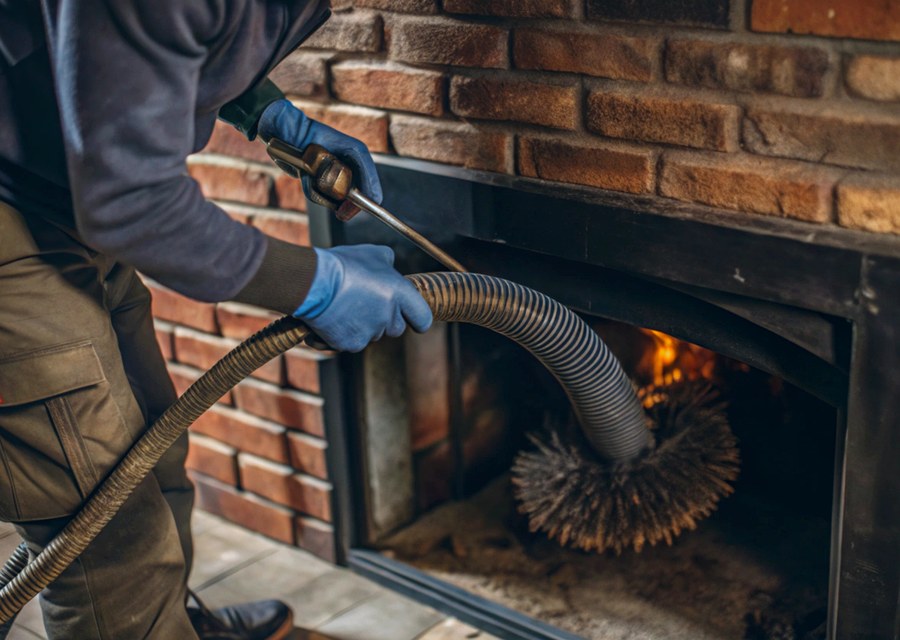 Rooftop chimney repair in Johnson City, TX