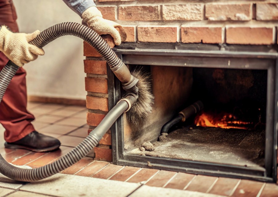Rooftop chimney repair in Leander, TX