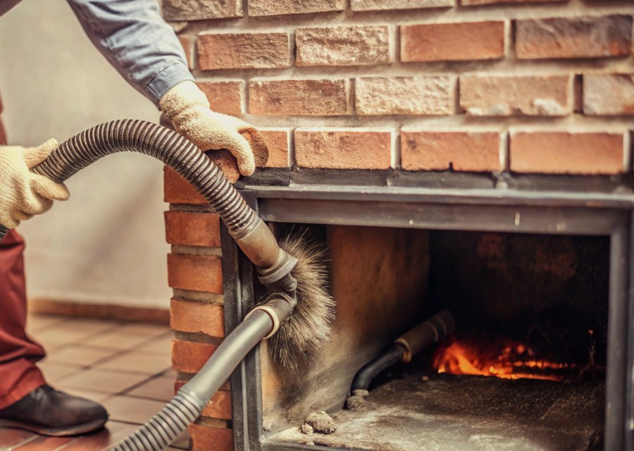 Rooftop chimney repair in Addison, TX