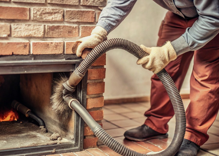 Rooftop chimney repair in Pleasanton, TX