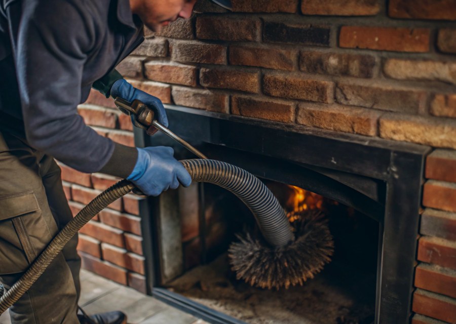 Rooftop chimney repair in Hutto, TX