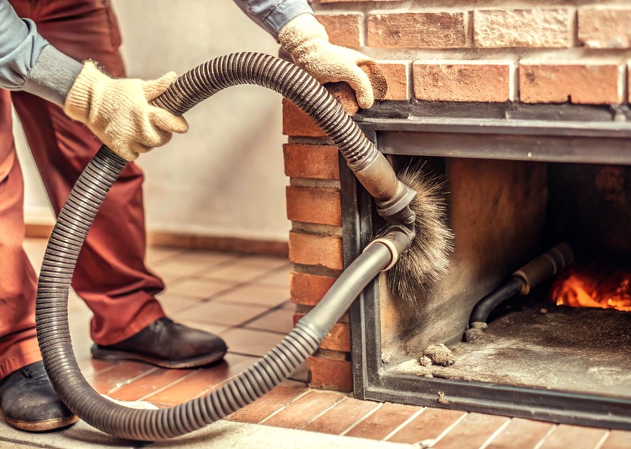 Rooftop chimney repair in Greenville, TX