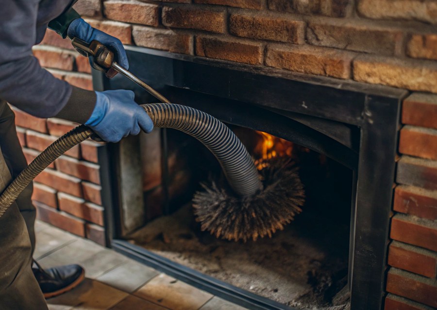 Rooftop chimney repair in Marshfield, MA