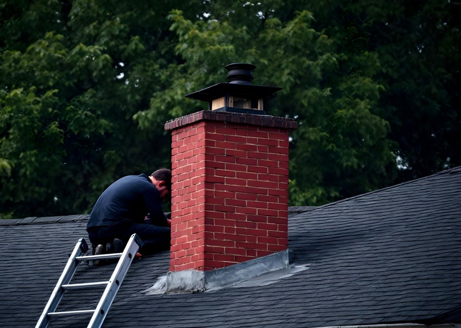 Rooftop chimney repair in Winchendon, MA