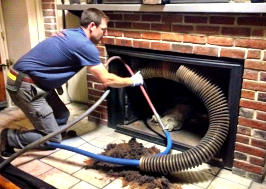 Rooftop chimney repair in Reading, MA