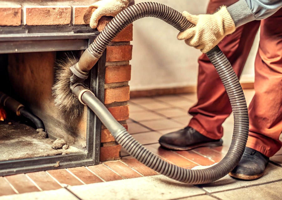 Rooftop chimney repair in Rowley, MA