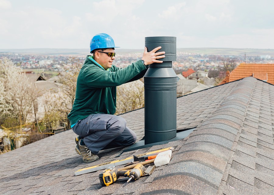 Rooftop chimney repair in Converse, TX