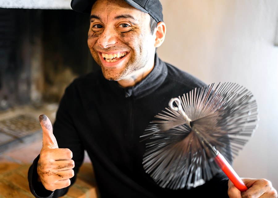 Rooftop chimney repair in Grand Prairie, TX