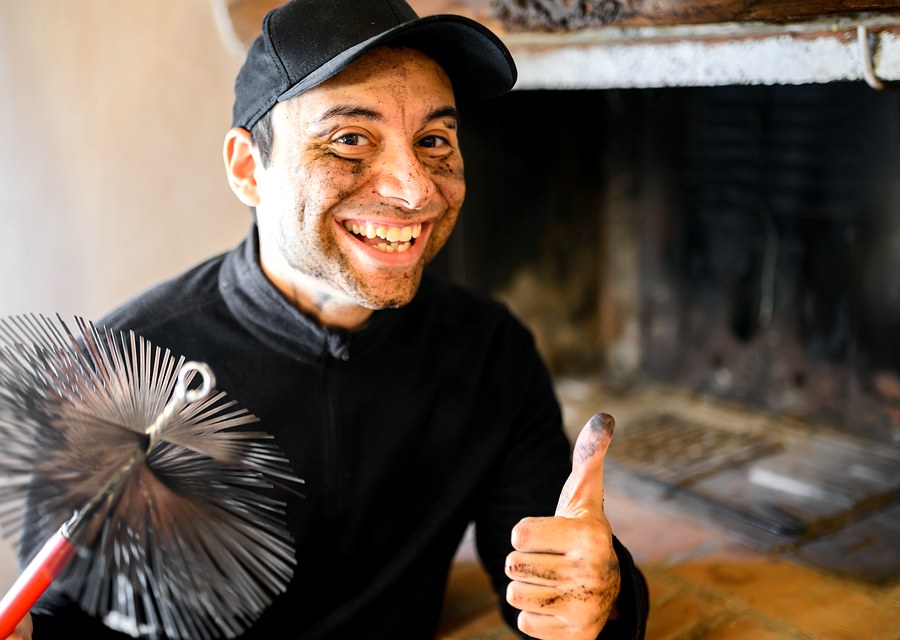 Rooftop chimney repair in Concord, MA