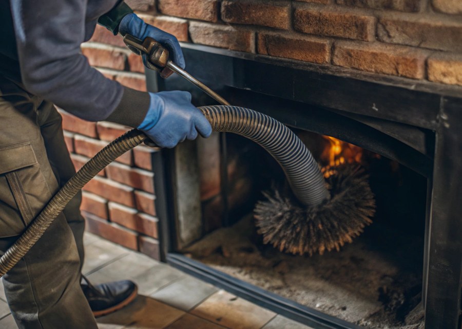 Rooftop chimney repair in Hockley, TX