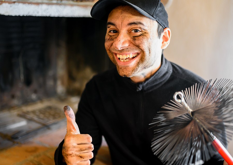 Rooftop chimney repair in Ware, MA