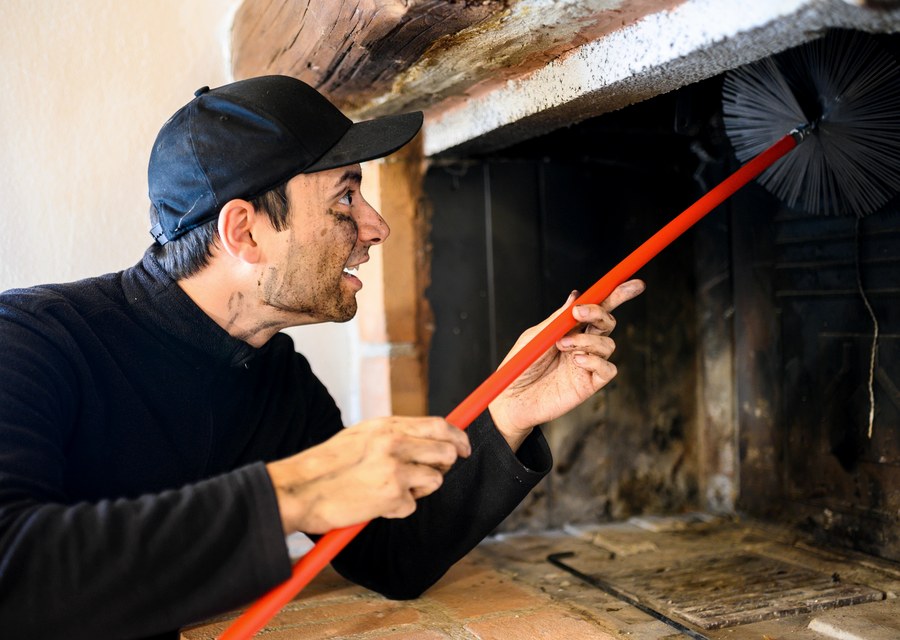 Rooftop chimney repair in Haverhill, MA