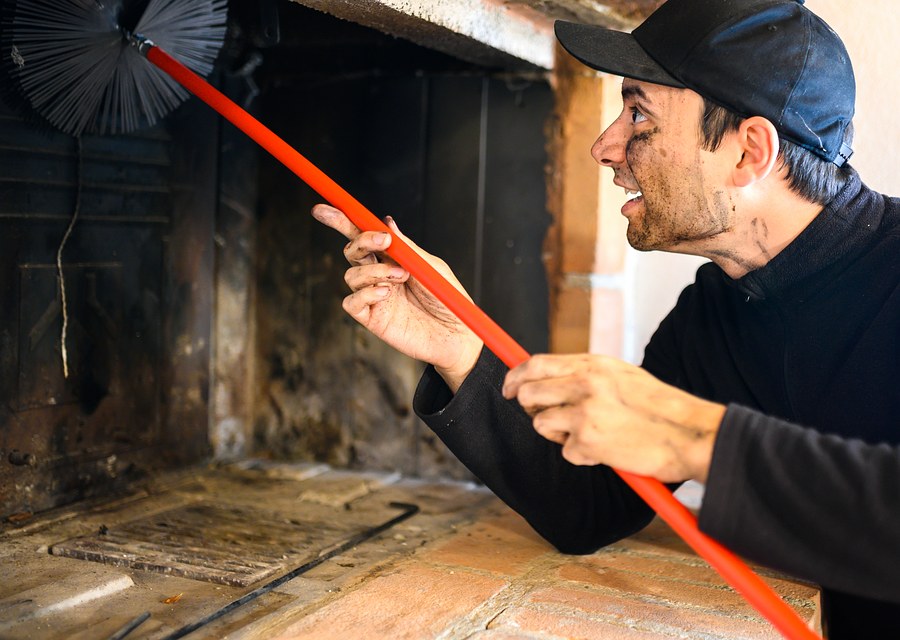 Rooftop chimney repair in Stafford, TX