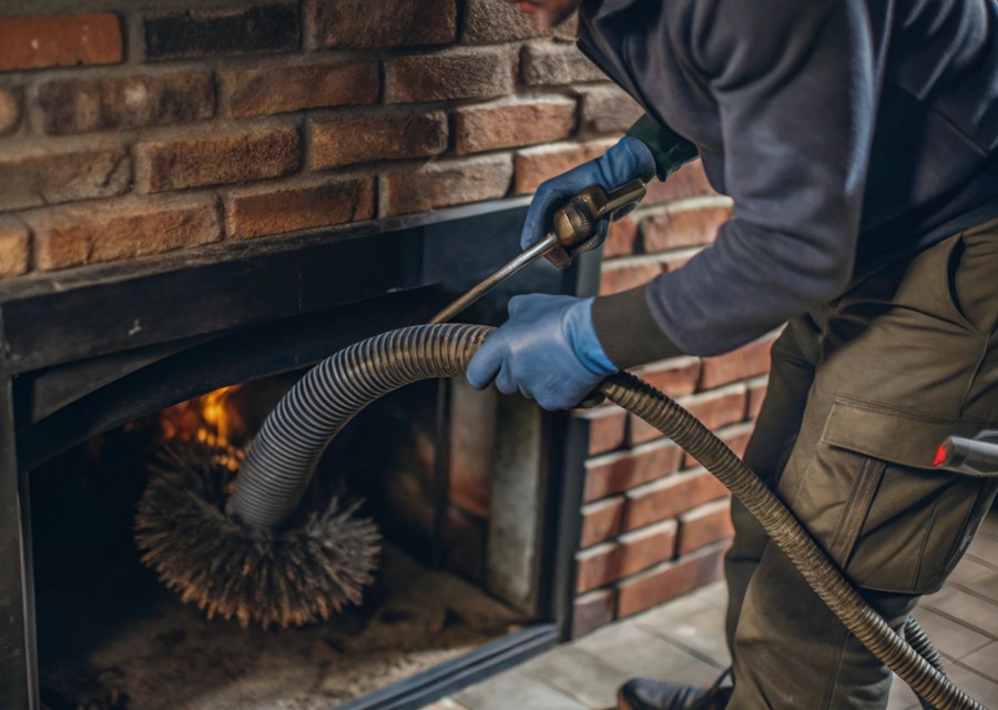Fireplace and flue cleaning in Plantersville, TX