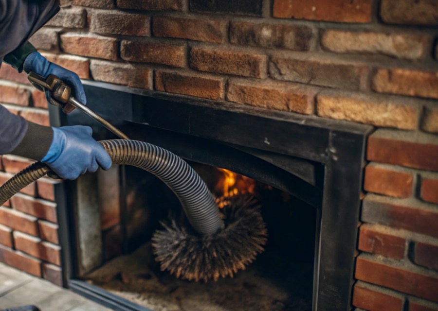 Fireplace and flue cleaning in Hickory Creek, TX